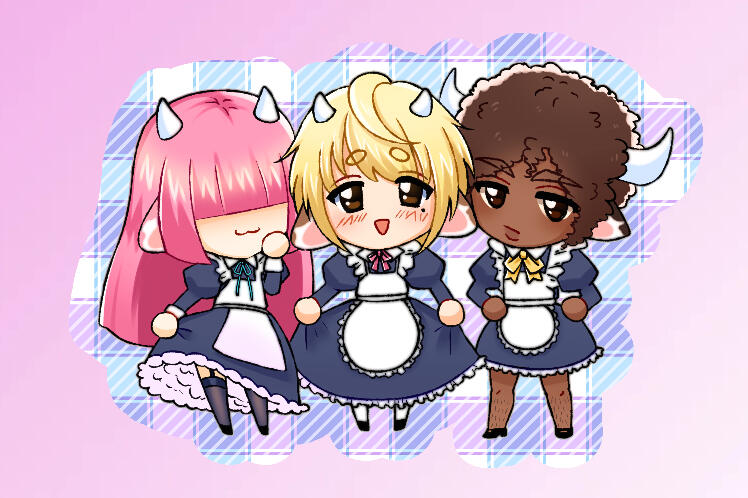 Cow-boys OCs sticker